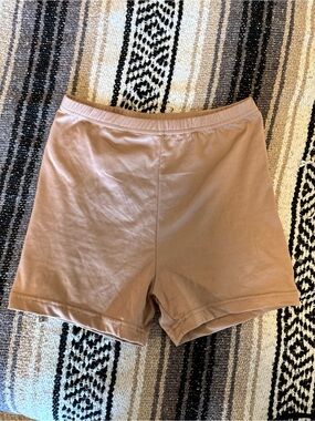 Mauve High-Rise Bike Shorts